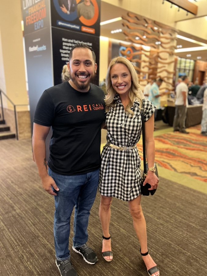 At a real estate event
